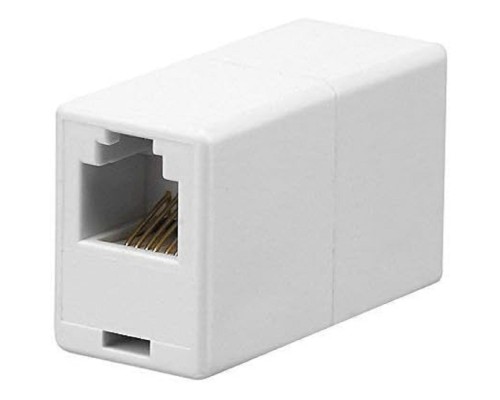 [Монтажное оборудование] 5bites Адаптер проходной LAU35-01W RJ12 / 6P6C / TEL