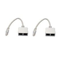 5bites Разветвитель (сплиттер) LAU55-05W RJ45 M / 2*RJ45 F / UTP / 100MB / 2ШТ