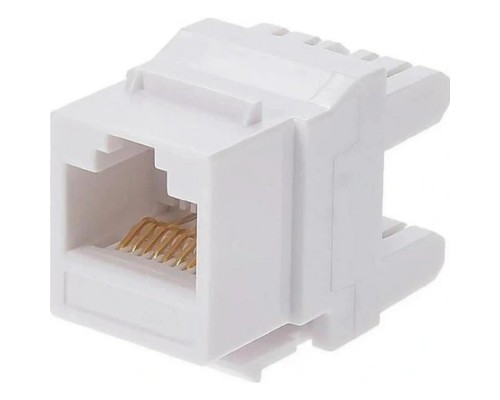 [Коннектор] 5bites Модуль KJU55-02W KEYSTONE JACK / UTP / 5E / 110 IDC / 180°