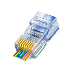 5bites Коннектор сквозной US080A-50 RJ45 / 8P8C / 5E / 50ШТ