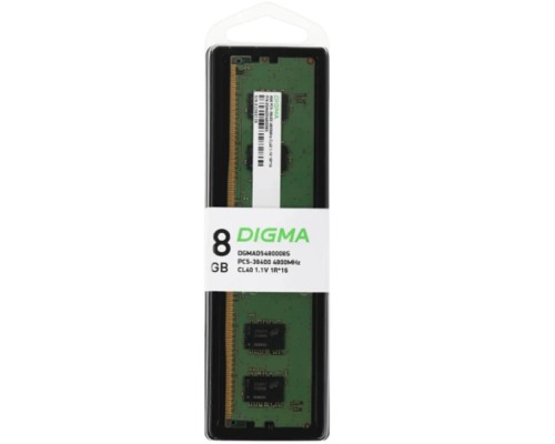 [Модуль памяти] Digma 8GB DDR5 4800MHz DGMAD5480008S