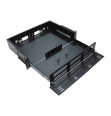 Cabeus ODF-19-6FP-48FC/ST/SC-S-BK-T Кросс оптический стоечный выдвижной, 19, до 48 портов, черный