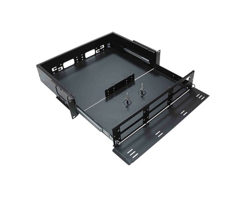 [Cabeus Аксессуары к монтажным шкафам] Cabeus ODF-19-6FP-48FC/ST/SC-S-BK-T Кросс оптический стоечный выдвижной, 19, до 48 портов, черный