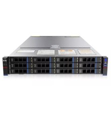 Gooxi SL201-D12R-G4 2u 12bay server platform with direct bp,based on rapid sapphire 2xPCIe 5.0x16; 4xPCIe 5.0x8 4x 2.5