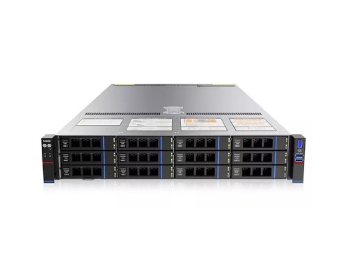 [Сервер] Gooxi SL201-D12R-G4 2u 12bay server platform with direct bp,based on rapid sapphire 2xPCIe 5.0x16; 4xPCIe 5.0x8 4x 2.5