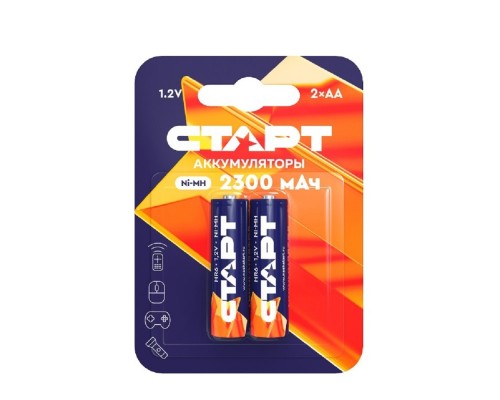 [Аккумулятор] СТАРТ HR6 AA 2300mAh Ni-MH BL2 24/384 (2 шт. в уп-ке)