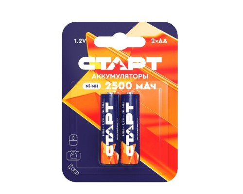 [Аккумулятор] СТАРТ HR6 AA 2500mAh Ni-MH BL2 24/384 (2 шт. в уп-ке)