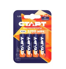 СТАРТ HR6 AA 2700mAh Ni-MH BL3+1 48/768 (4 шт. в уп-ке)