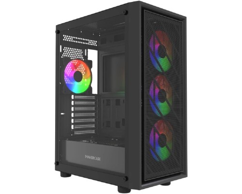 [Корпус] Powercase Mistral EA16, Tempered Glass, 4x 120mm FRGB Fan, чёрный, ATX  (CMAEA16-L4)