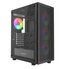 Powercase Mistral EA17, Tempered Glass, 4x 120mm ARGB PWM Fan, чёрный, ATX  (CMAEA17-A4)