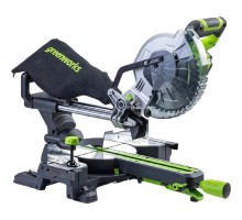 Greenworks GD24MS216 Торцовочная пила, 24V, б/щ, 4800 об/мин, 216х30мм,рез 65х310мм,1х4Ач,ЗУ [1501707UB]