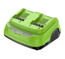 Greenworks G24X2C8 Ультрабыстрое двойное зарядное устройство , 24V, 8A [2958807]