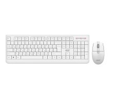 Acer OCC401 white (USB, 1600dpi, multimedia) (ZL.ACCCC.017) Комплект кл-ра+мышь беспров.