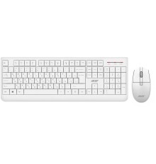 Acer OCC401 white (USB, 1600dpi, multimedia) (ZL.ACCCC.017) Комплект кл-ра+мышь беспров.