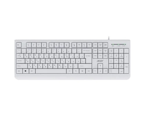 [Acer] Acer OKW400 white USB Multimedia (ZL.KBDEE.01B) каб.:1.8м Клавиатура проводная 
