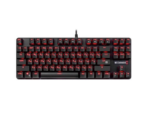 [Клавиатура] Defender Клавиатура Mechanoid GK-581 RU,черный,87кн,SNK корич {Механическая}