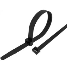 Rexant (87-0201) Стяжка нейлоновая морозостойкая 200x3,6мм, черная (100 шт/уп)