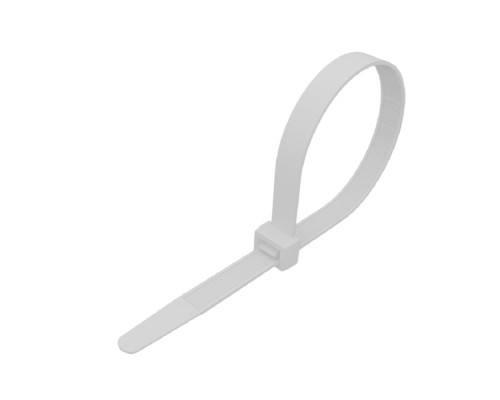 [Стяжки, крепежные материалы, маркеры] Rexant (87-0300) Стяжка нейлоновая морозостойкая 300x3,6мм, белая (100 шт/уп)