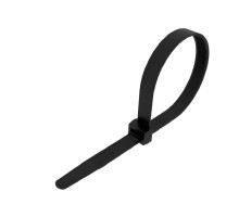 Rexant (87-0301) Стяжка нейлоновая морозостойкая 300x3,6мм, черная (100 шт/уп)