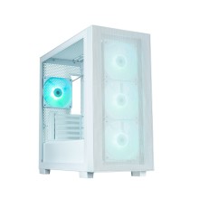Корпус XASTRA  A510M 4ARGB-UC White mATX/Mesh/ Screwless full-size TG /4x 120mm FC120 ARGB PWM fans/ Type-C / A510M-4FC12A-UC-WH