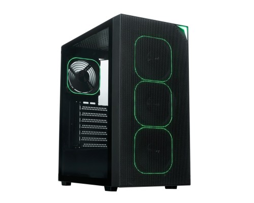 [Корпуса] Корпус XASTRA  A408 4ARGB Black ATX/Mesh/Screwless full-size TG / 4x120mm ARGB PWM FG fans/ A408-4FG12A