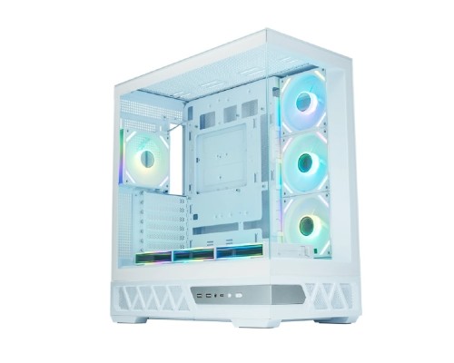 [Корпуса] Корпус XASTRA Q700 7ARGB-FS-C10-UC White ATX/Aquarium/Screewless/7x120mm ARGB PWM Daisy Chain FS fans/Argb+PWM HUB 10port/Type C / Q700-7FS12A-C10-UC-WH