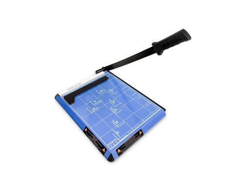 [ГЕЛЕОС ламинаторы/переплетчики] ГЕЛЕОС Резак сабельный РС A4-1,  А4, 11-12 листов (70г/м2), прижим механич. корпус металл (РСА4-1)