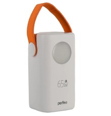 Perfeo Powerbank MOON 65W 40000 mAh/LED дисплей/PD+QC 3.0/2Type-C/2 USB/,max 65W/White