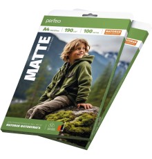 Perfeo фотобумага A4 190 г/м2 матовая 100л (PF-MTA4-190/100)(M16)