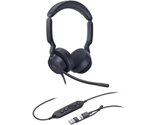 [VoIP-телефон] Гарнитура проводная/ Yealink UH44 Dual UC USB-C/A [1308187]