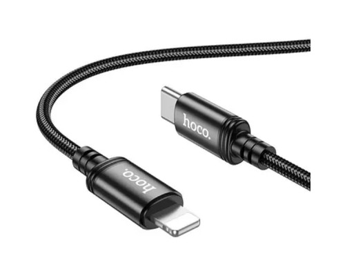 [кабели] Кабель Type C - Lightning 1m Hoco X89 Wind iP черный