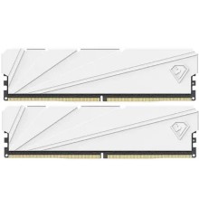 Модуль памяти DDR4 Netac Shadow II 16GB 3200MHz CL16 1.35V / NTSSD4P32DP-16W / White / with radiator