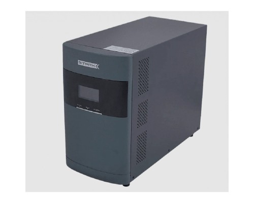 [STARK - ИБП 1ф (Однофазные)] STARK SC 2000 Online (8/12A) ИБП 2000 ВА/1600 Вт {Online, Напольный, 110-300В, 4 х ЕВРО, Smart-slot, USB, RS232, ЕРО, БЕЗ АКБ - внешние батареи 6 шт до 240 Ач}