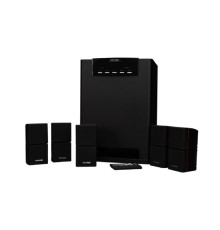 Microlab X15BT {5.0, Вых. мощ: 90 Вт + 16 Вт * 5 (RMS), Гарм искаж: < 0,3% (1 Вт на 1 кГц), Част хар-ка: 20 Гц - 20 кГц, Отношение сигнал/шум: > 80 дБ}