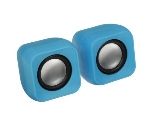 [Колонки] RITMIX SP-3010 blue {RMS: 5 Вт (2 х 2,5 Вт), Диаметр динамиков: 2’’,  Частотный диапазон: 100 -20 кГЦ, Отношение сигнал/шум: ?80 дБ}