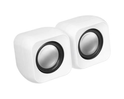 [Колонки] RITMIX SP-3010 white {RMS: 5 Вт (2 х 2,5 Вт), Диаметр динамиков: 2’’,  Частотный диапазон: 100 -20 кГЦ, Отношение сигнал/шум: ?80 дБ}