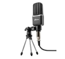 RITMIX RDM-123 Black {Подключение XLR - jack 3,5 мм, }