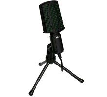 RITMIX RDM-126 PRO Black-Green {конденсаторный, всенаправленный, -30±3dB (0dB=1V / Pa на 1kHz), 50Hz-16kHz, ?2.2 k?, 3,5 мм, 1,8 м, пластик}