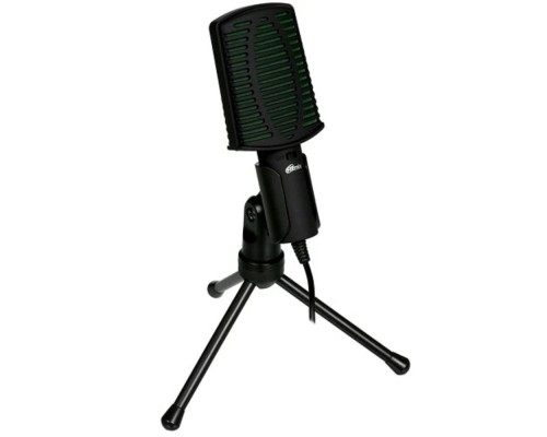 [Наушники, микрофоны RITMIX] RITMIX RDM-126 PRO Black-Green {конденсаторный, всенаправленный, -30±3dB (0dB=1V / Pa на 1kHz), 50Hz-16kHz, ?2.2 k?, 3,5 мм, 1,8 м, пластик}