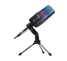 RITMIX RDM-170 Black {Подключение XLR- jack3,5 мм; размеры микрофона: 5 * 15,5 * 3,8 см}