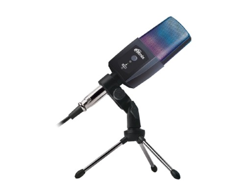 [Наушники, микрофоны RITMIX] RITMIX RDM-170 Black {Подключение XLR- jack3,5 мм; размеры микрофона: 5 * 15,5 * 3,8 см}