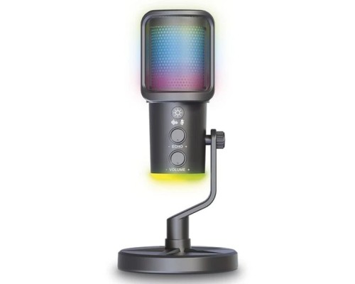 [Наушники, микрофоны RITMIX] RITMIX RDM-178 USB Gaming Black {подк Type-C - USB A / Type-C, Jack 3,5 мм на наушники, подсветка, шумоподавление; размеры микрофона: 5 * 15* 5 см}