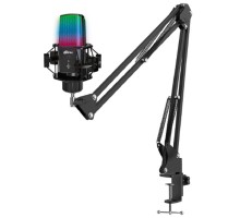 RITMIX RDM-270 Black {подключение XLR- jack3,5 мм; размеры микрофона: 5 * 15,5 * 3,8 см}