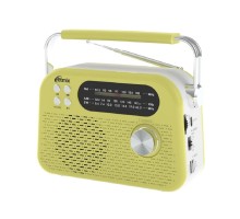 RITMIX RPR-045 LEMON {Радиоприёмник портативный 3хдиапазонный FM/AM/SW,Bluetooth v.5.3, воспроизв. с USB и с карт пам. micro SD (до 32Gb)}