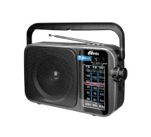 RITMIX RPR-320 {ФМ радиоприёмник 3-диапазонный (FM/AM/SW), Bluetooth v.5.2,  воспроизв. с micro SD карт памяти или USB флэш носителей}