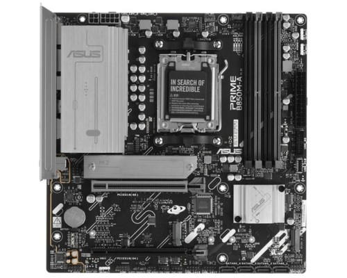 [Материнская плата] Материнская плата mATX ASUS PRIME B850M-A-CSM (AM5, AMD B850, 4*DDR5, 4*SATA, 3*M.2, 4*USB 3.2, 4*USB 2.0, 4*PCIe, 2*DP, HDMI)