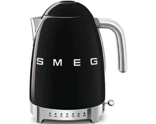 [Чайники SMEG] SMEG KLF04BLEU Чайник электрический с регулируемой температурой, черный