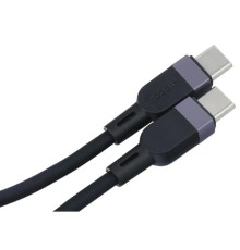 HOCO X109/ USB кабель Type-C/ 3m/ 3A/ Силикон/ Black