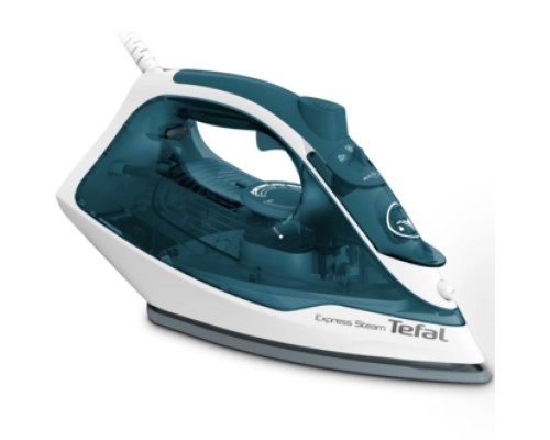 [Утюг] TEFAL FV2839E0 Утюг, 2400Вт, 185г, белый/бирюзовый