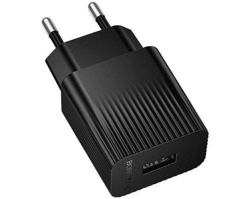 [Аксессуар] BOROFONE BAS71A/ Сетевое ЗУ/ 1 USB/ Выход: 10.5W/ черный